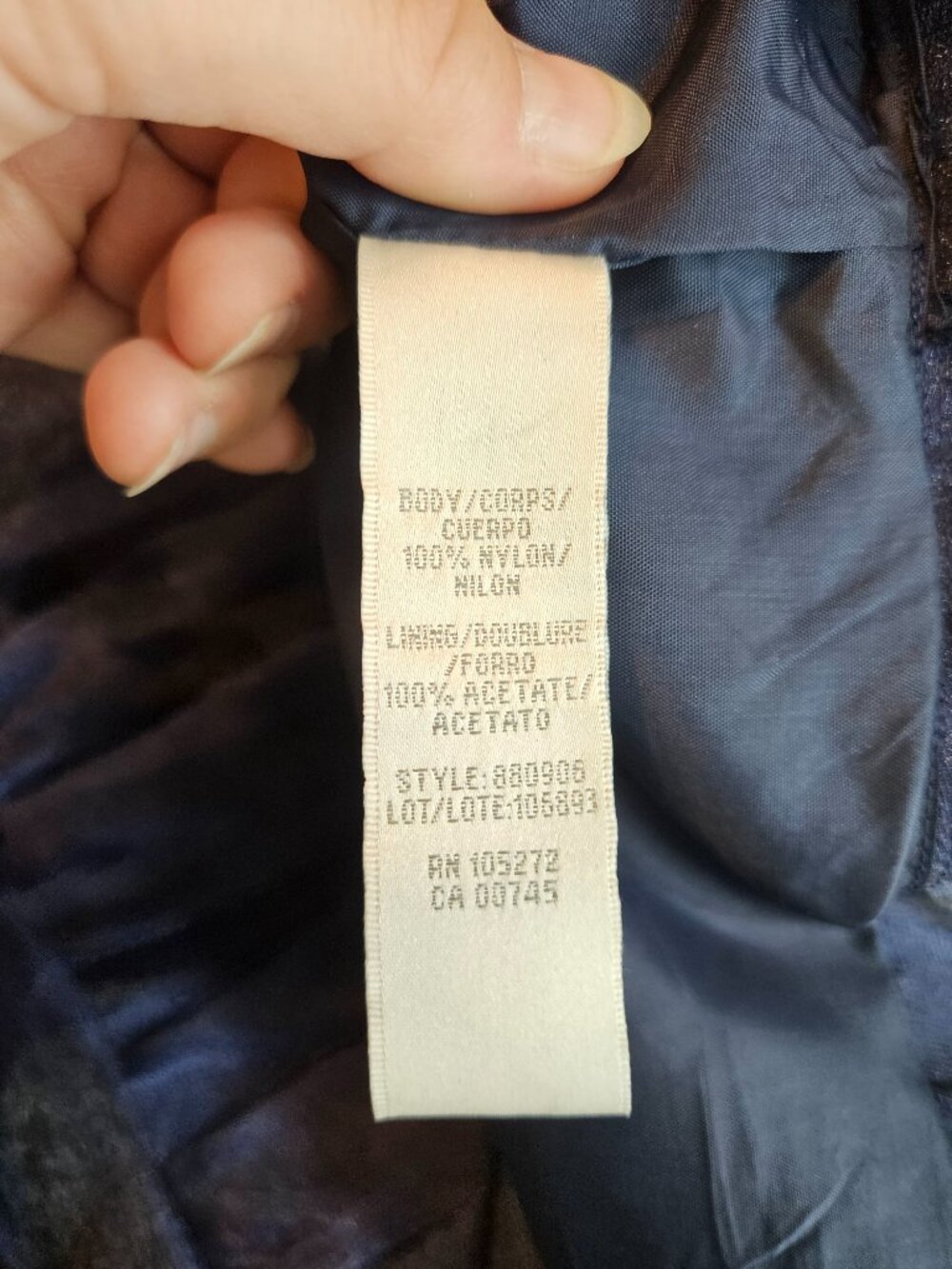 Theia Strapless Ruched Tulle Cocktail Dress Navy Blue Women's Size 6 Evening - Picture 8 of 12